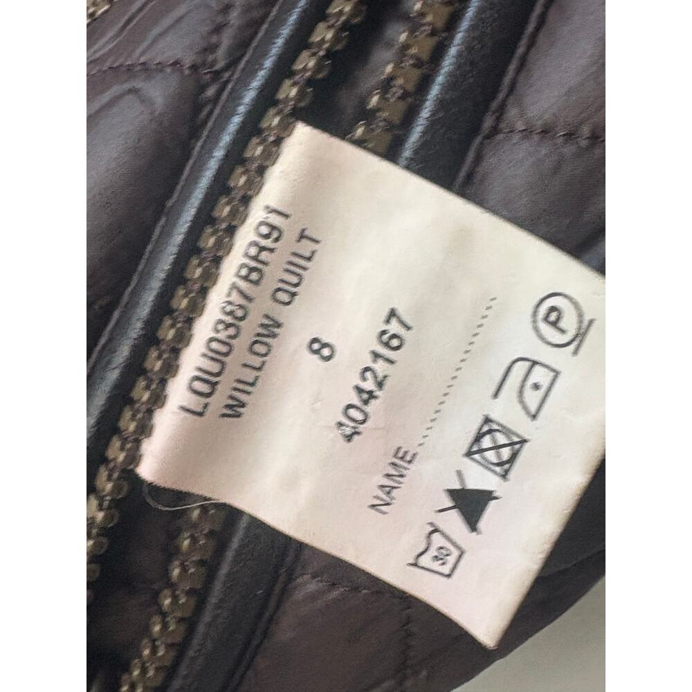 Barbour Quilted Brown Jacket - image 5